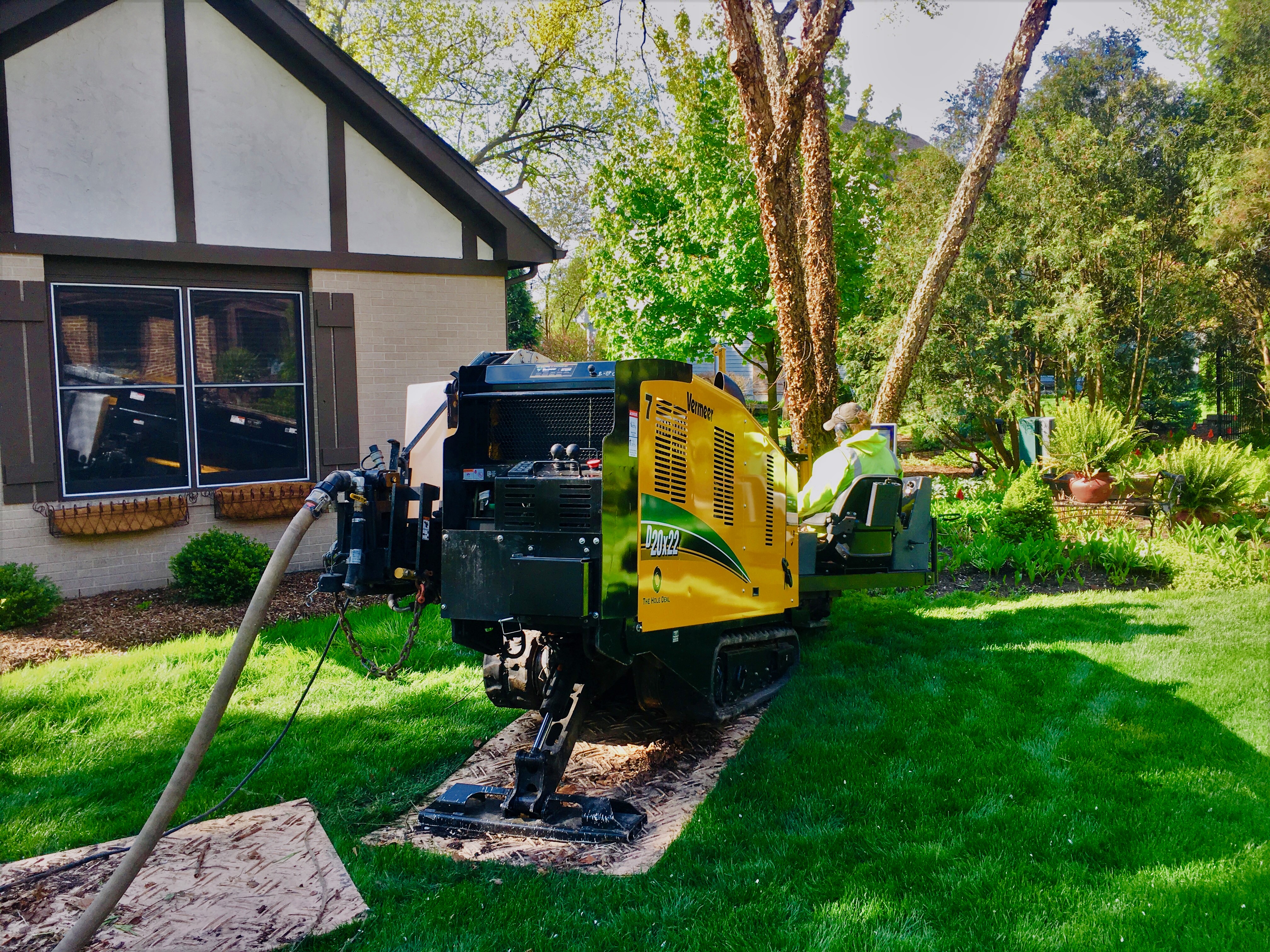 geothermal loop installation machine